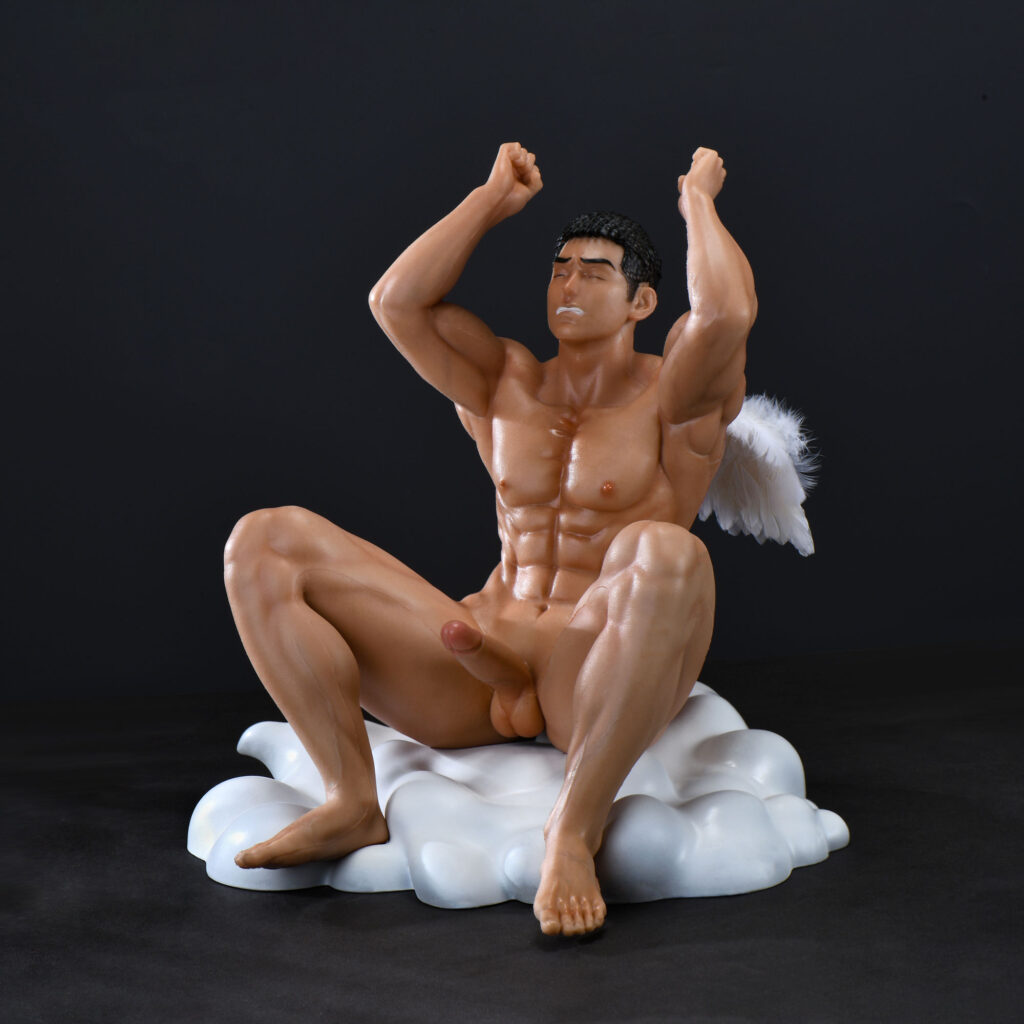 Raphael – Ethereal Posable Silicone Figure with Feathered Wings & Hidden Intimate Channel